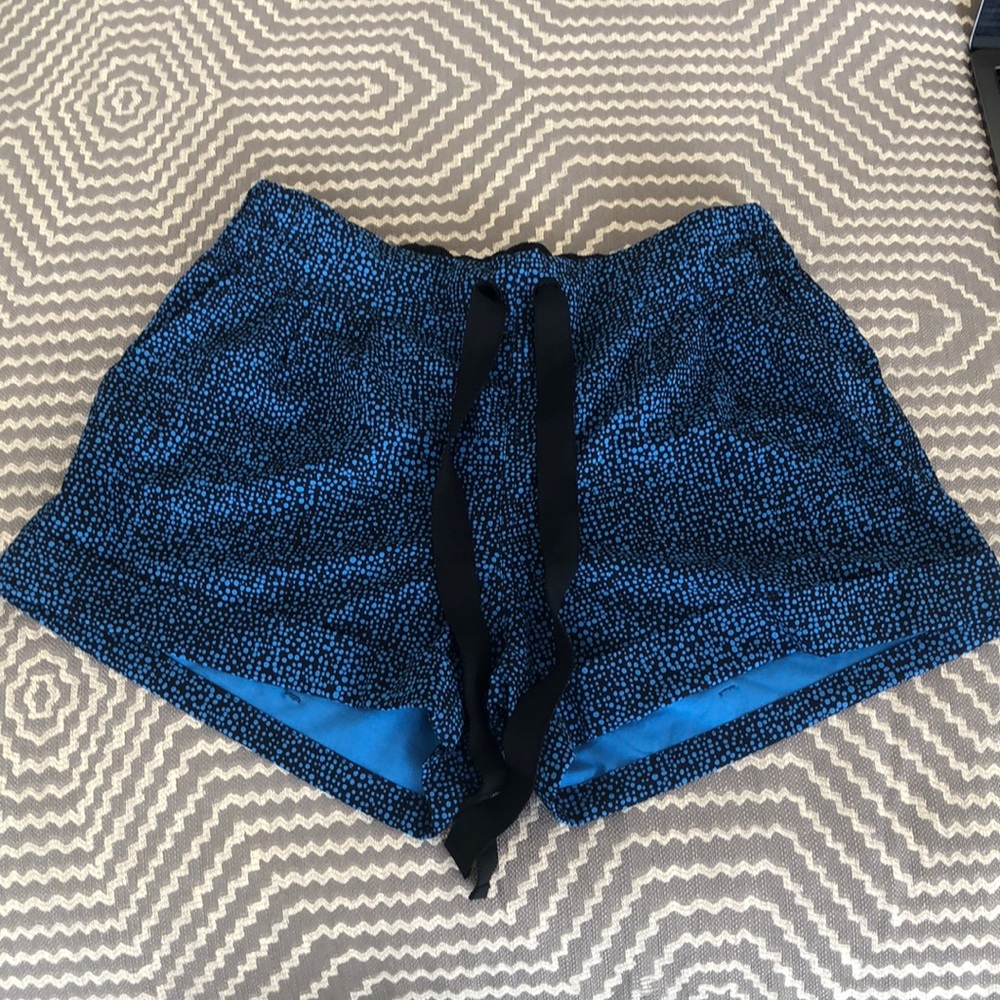 Blue and black Lululemon Athletics Shorts